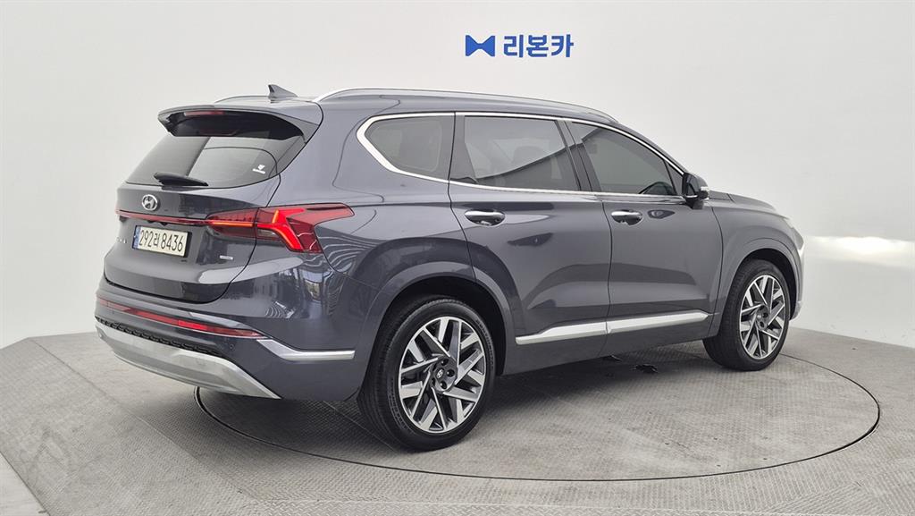 2021 Hyundai Santa Fe Gasoline Gris - Miniatura 3