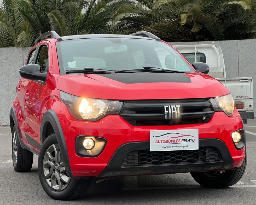 2021 Fiat Mobi 1.0 Rojo - Imagen 1