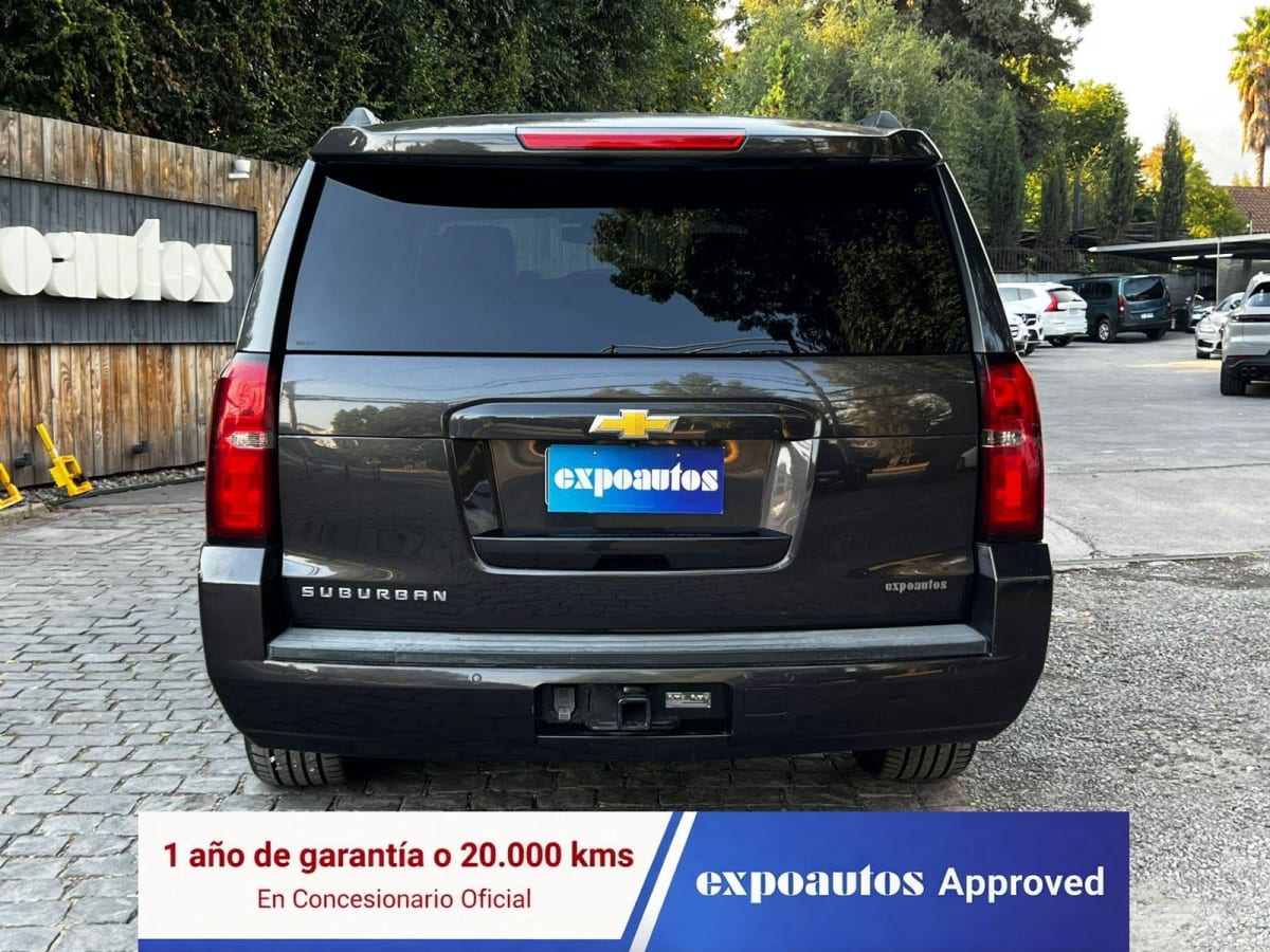2015 CHEVROLET SUBURBAN LT Gris - Miniatura 5