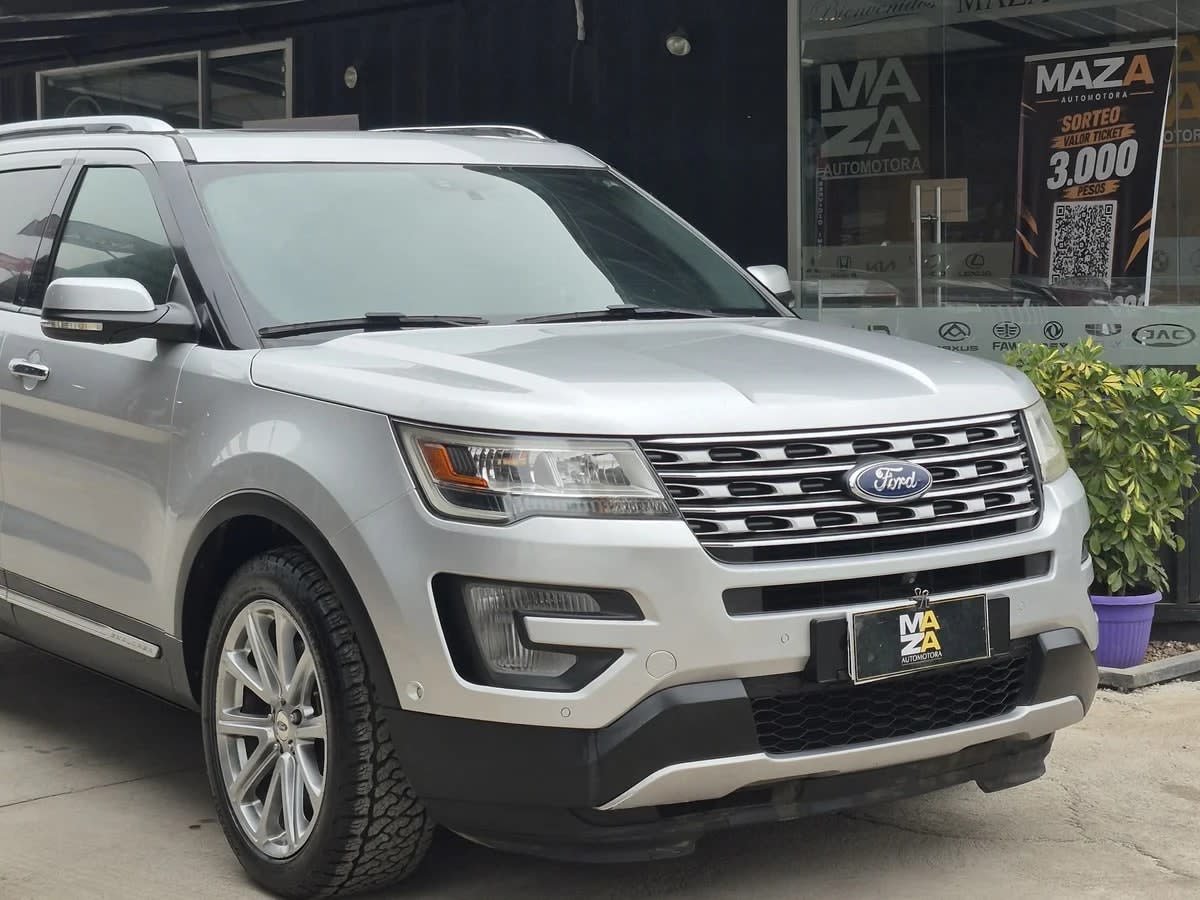 2018 Ford Explorer Limited Gris - Miniatura 3