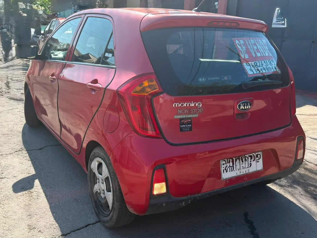 2016 KIA Morning EX Rojo - Miniatura 2