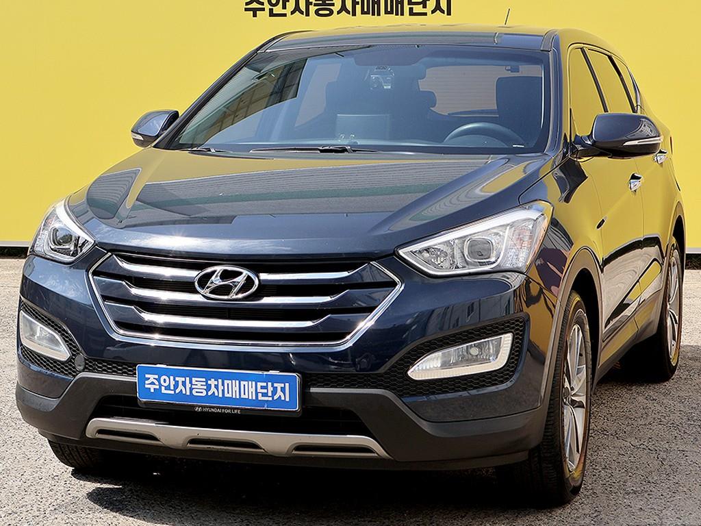 2015 Hyundai Santa Fe DM Azul - Miniatura 2