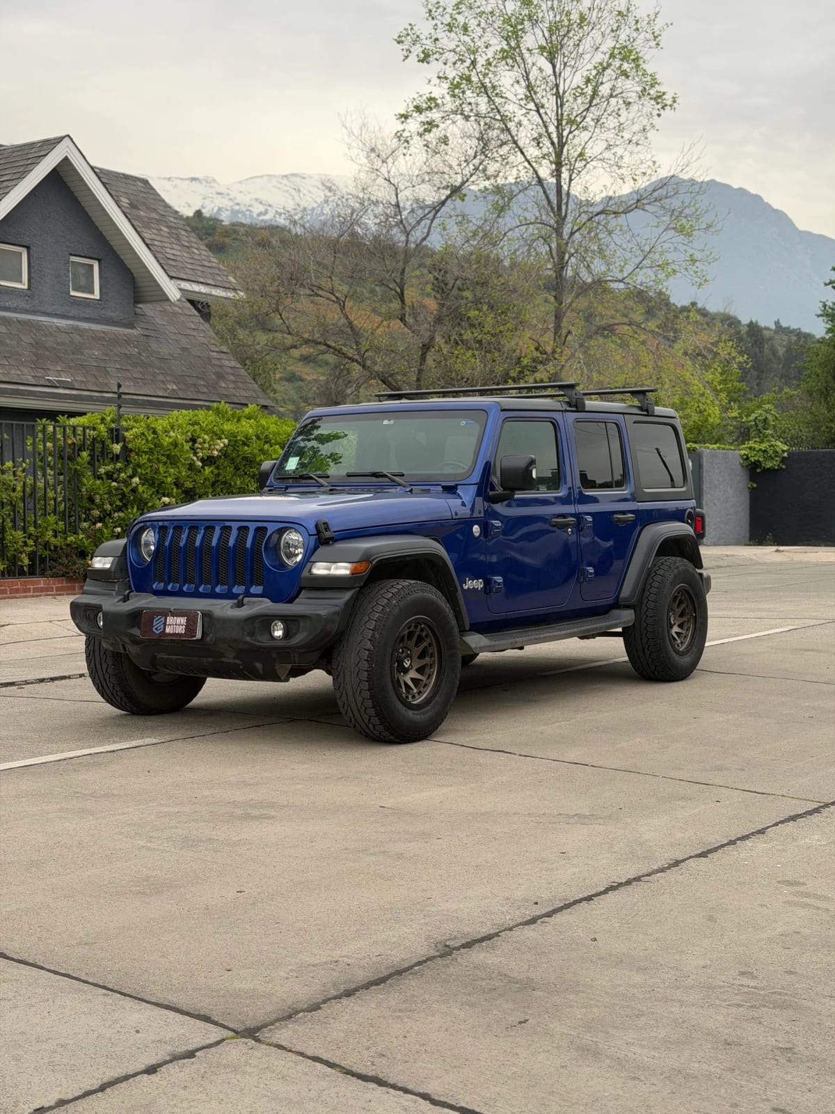 2020 Jeep Wrangler 3.6 Azul - Miniatura 3