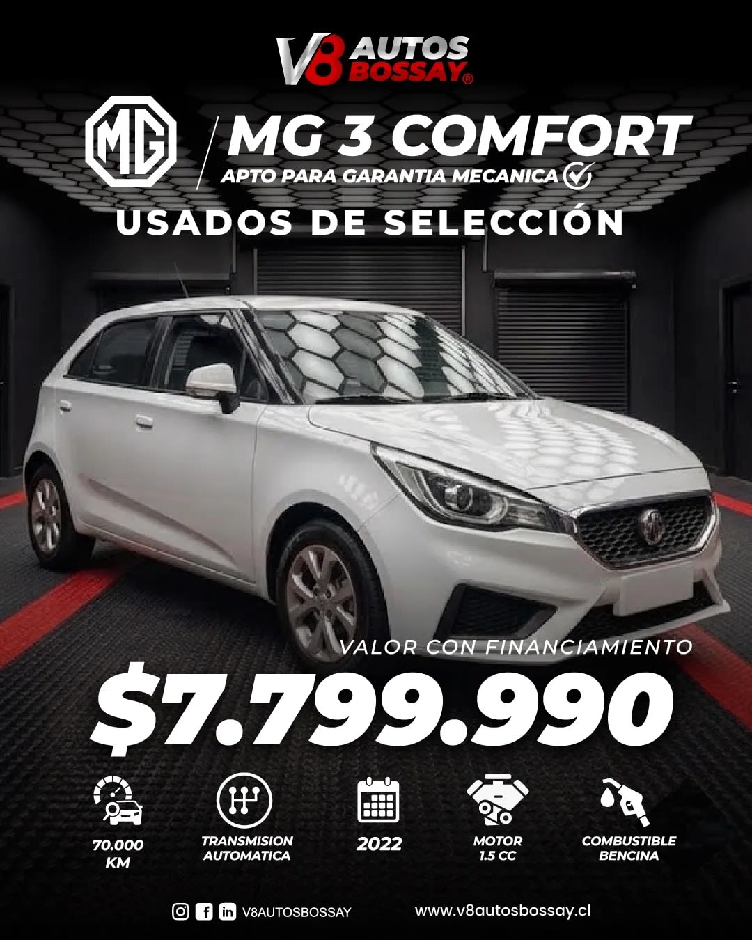 2022 MG 3 3 Blanco - Imagen 1