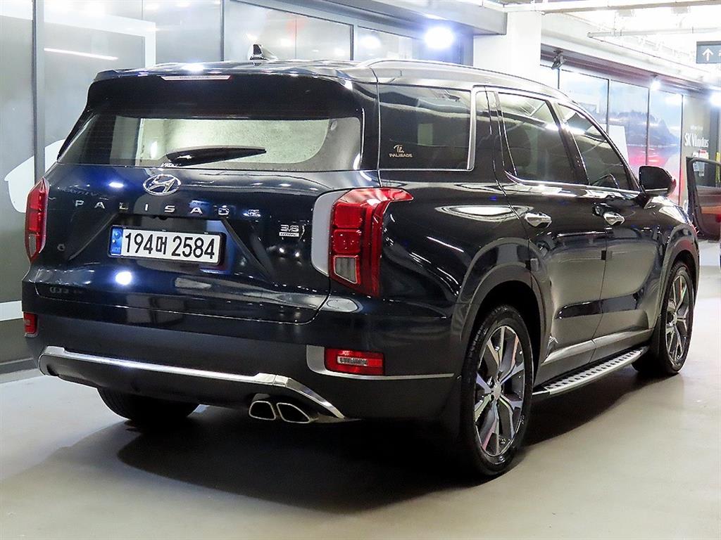 2022 Hyundai Palisade Gasoline Azul - Miniatura 4