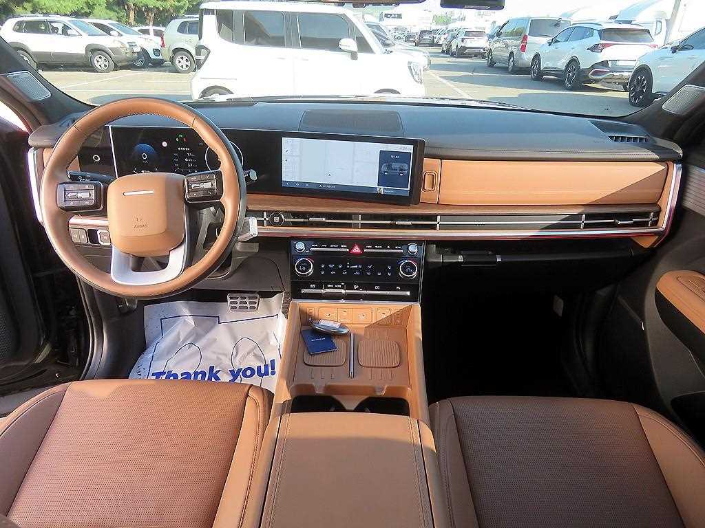 2025 Hyundai Santa Fe Hybrid Negro - Miniatura 9
