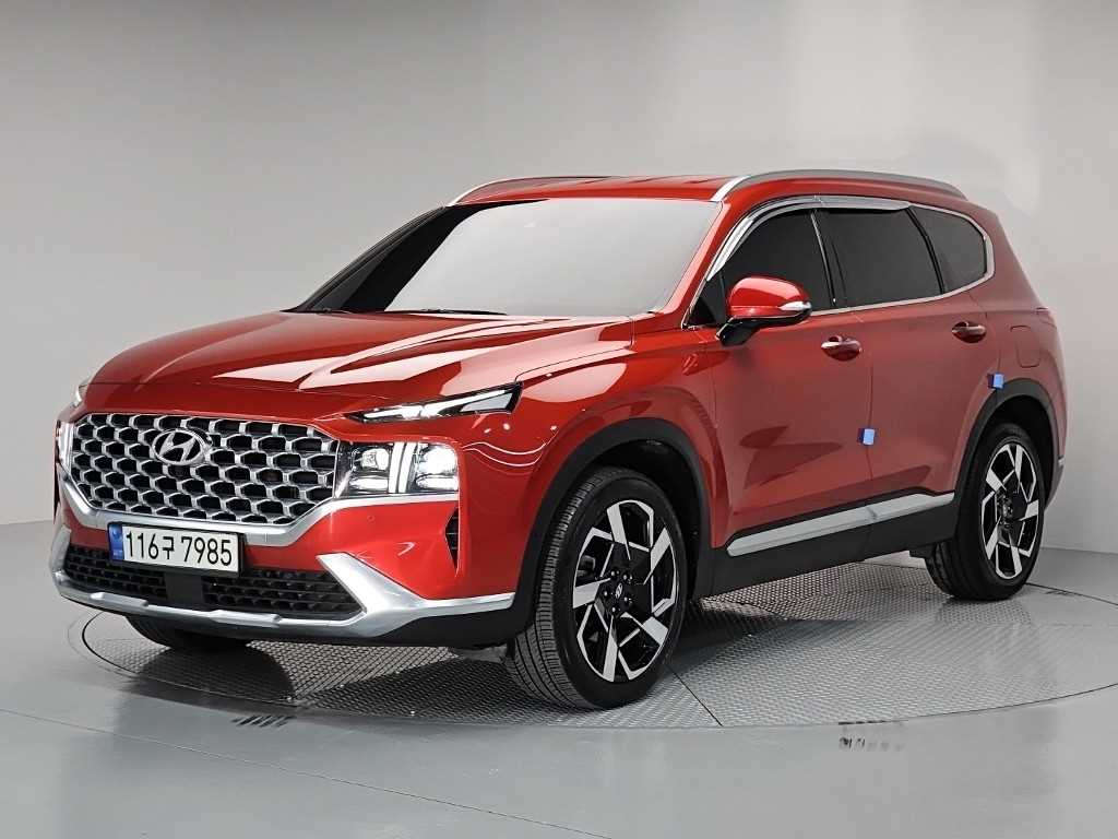 2021 Hyundai Santa Fe Diesel Rojo - Imagen 1