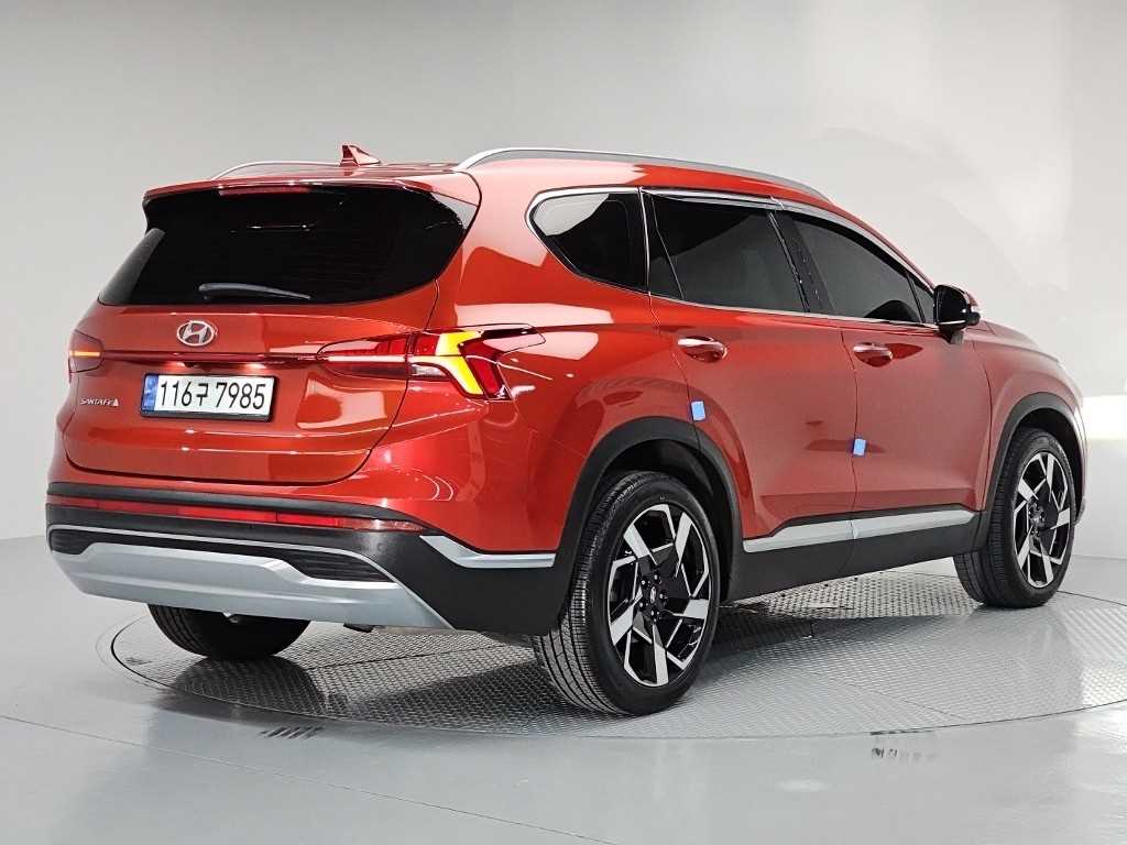 2021 Hyundai Santa Fe Diesel Rojo - Miniatura 4