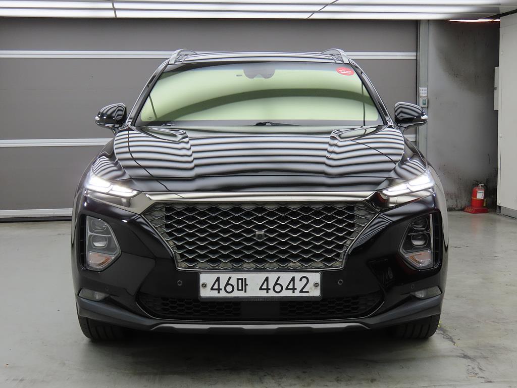 2019 Hyundai Santa Fe TM Negro - Miniatura 2