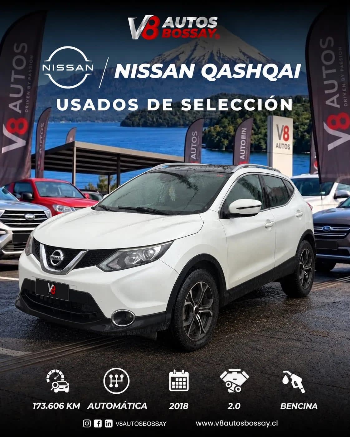 2018 Nissan Qashqai Blanco - Imagen 1