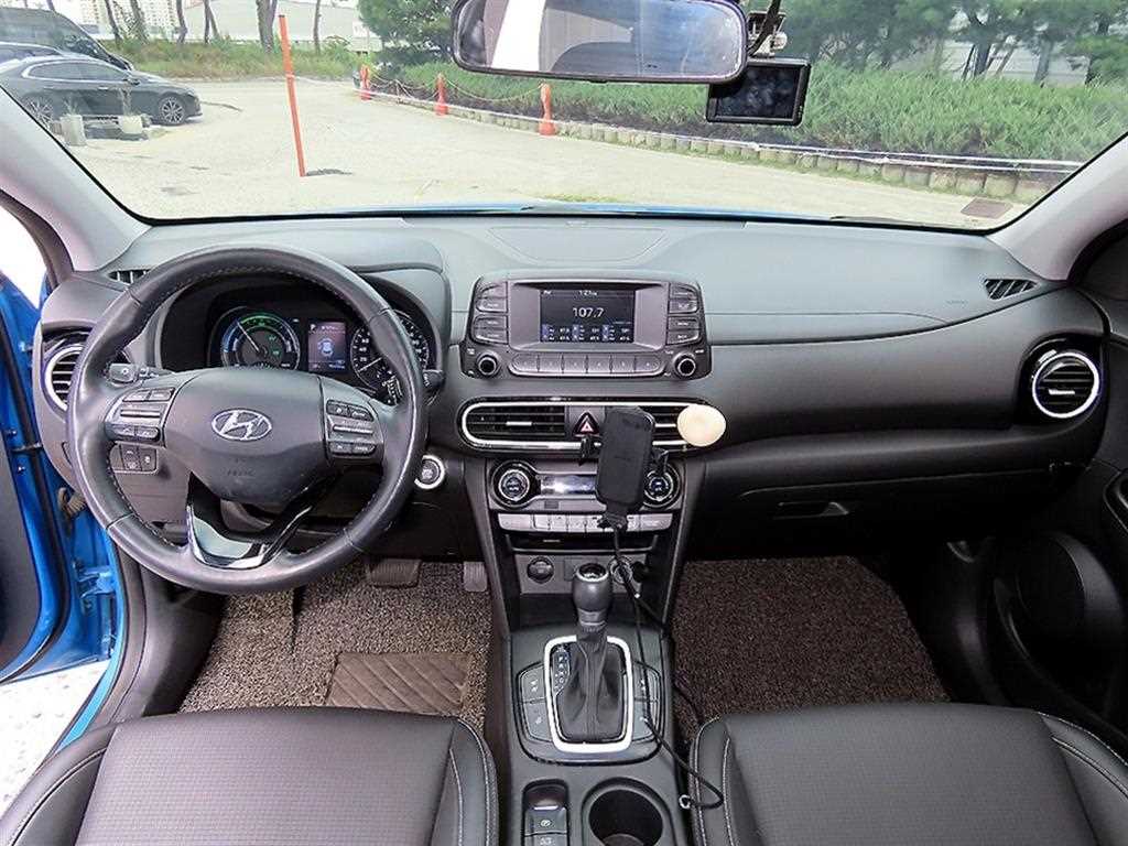 2020 Hyundai Kona Hybrid Azul - Miniatura 7