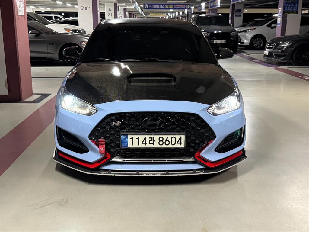 2019 Hyundai Veloster (JS) Azul - Miniatura 2