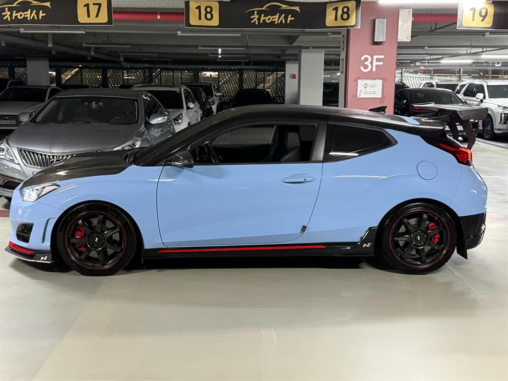 2019 Hyundai Veloster (JS) Azul - Miniatura 3