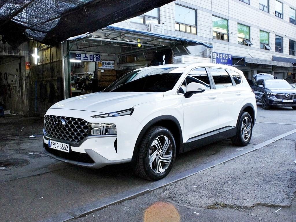 2021 Hyundai Santa Fe Diesel Blanco - Miniatura 2