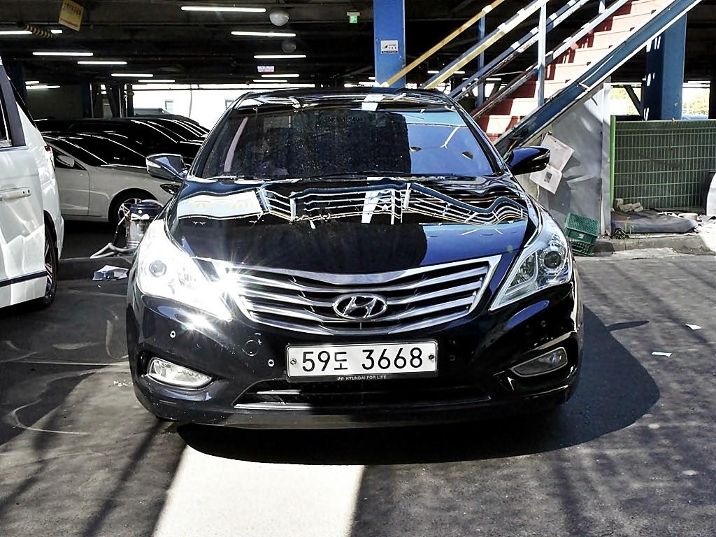 2012 Hyundai Grandeur Ref 424014 Gasoline Negro - Imagen 1