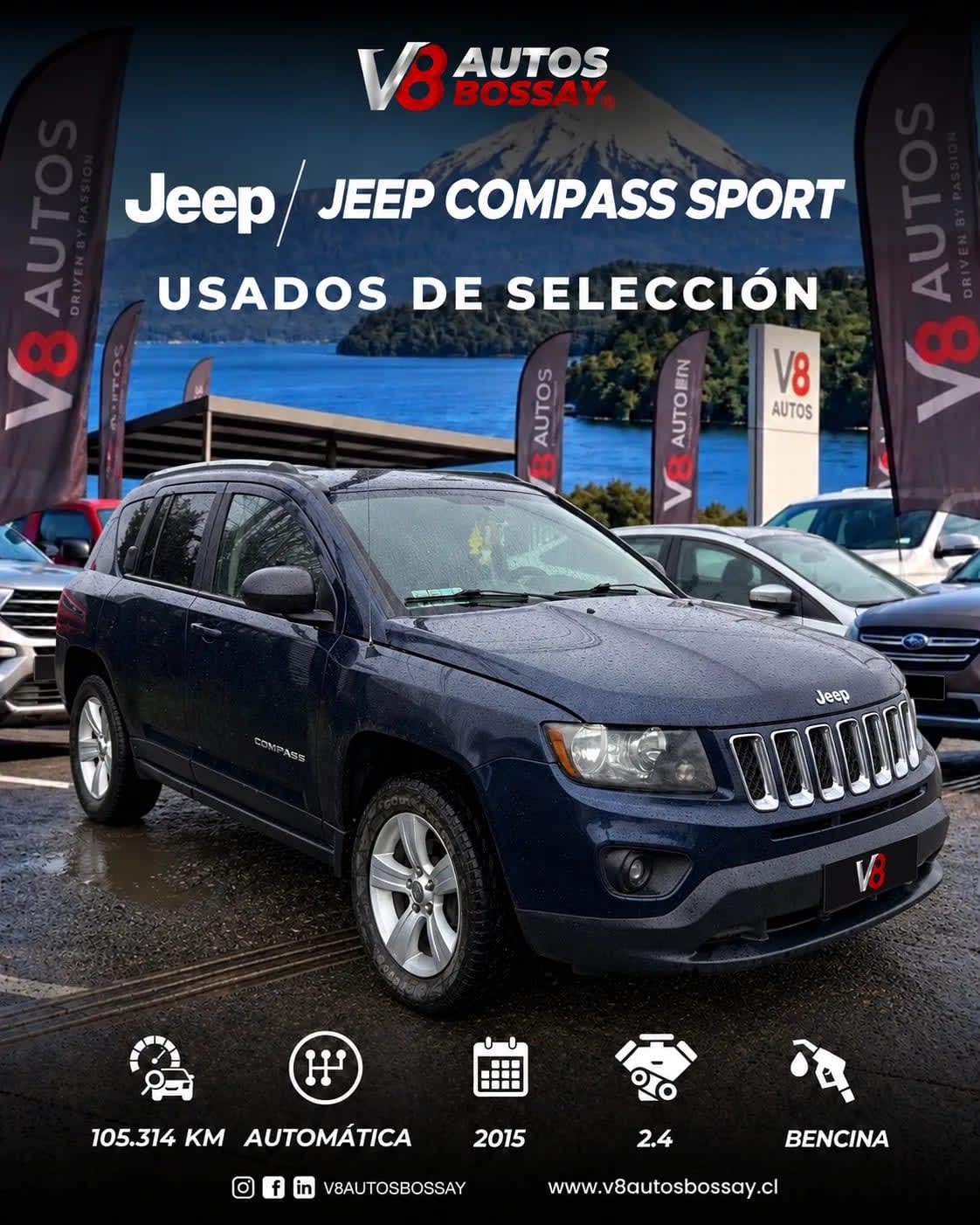 2015 Jeep Compass Sport Azul - Imagen 1