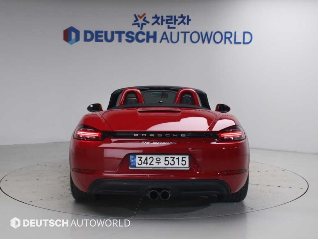 2020 Porsche 718 Boxster Rojo - Miniatura 4
