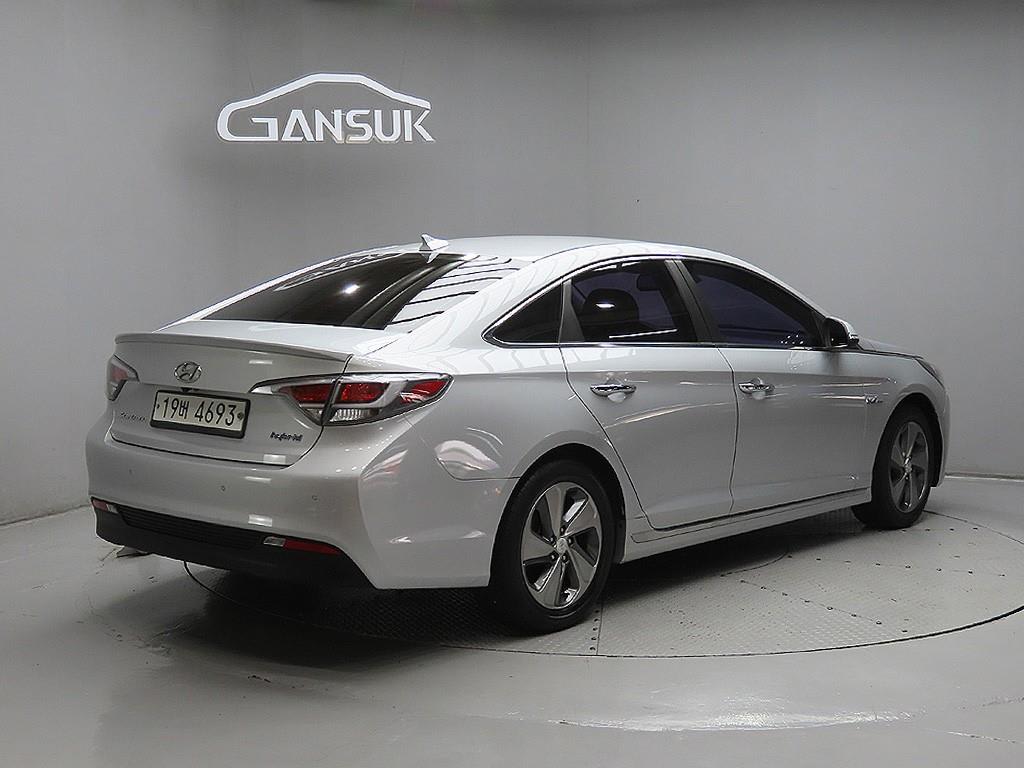 2015 Hyundai Sonata Hybrid Gris - Miniatura 4