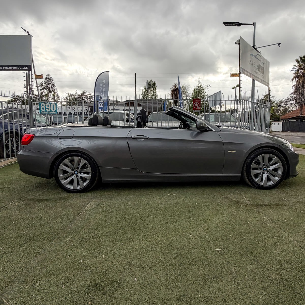 2012 BMW 330 CABRIOLET Gris - Miniatura 4
