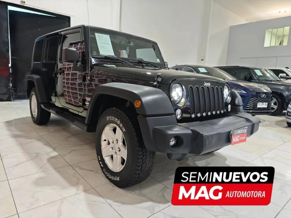 2014 Jeep Wrangler 3.6 Negro - Miniatura 2