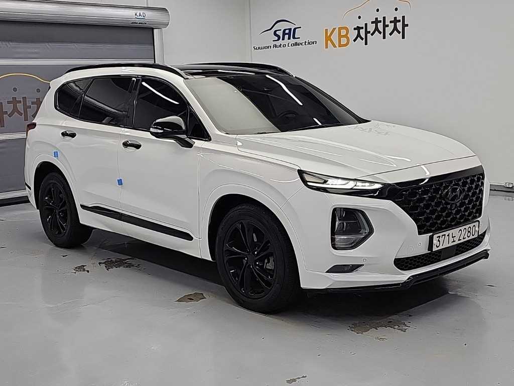 2020 Hyundai Santa Fe TM Blanco - Miniatura 4