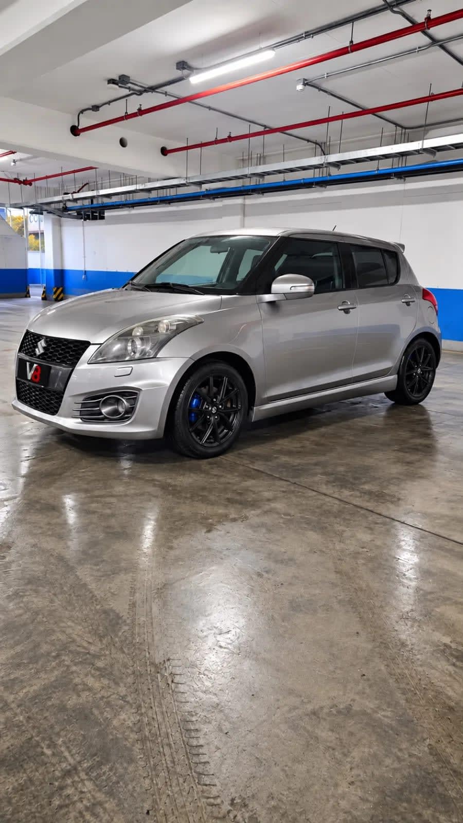 2013 Suzuki Swift Sport Gris - Miniatura 2