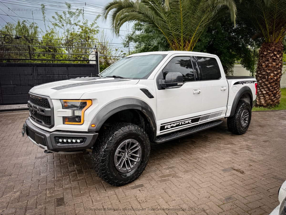 2019 Ford F150 RAPTOR 3.5 AUT 4X4 Blanco - Miniatura 7