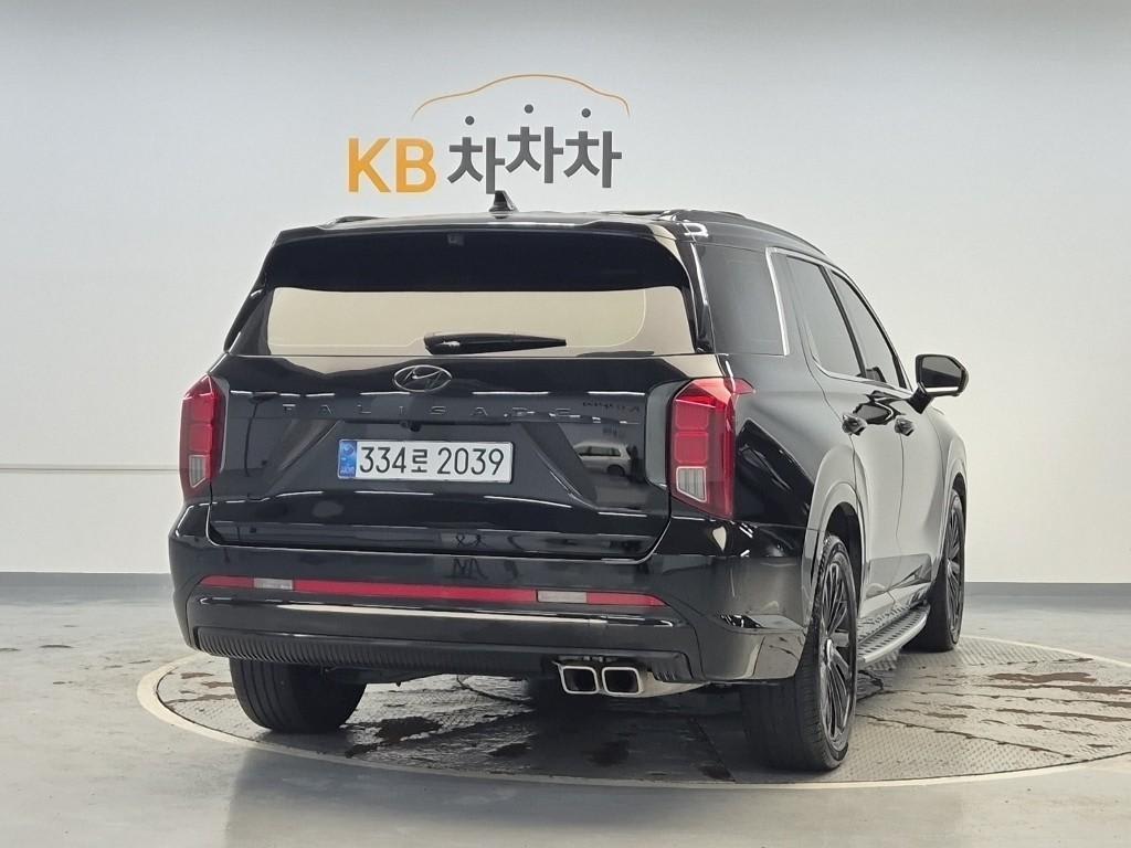 2024 Hyundai Palisade Gasoline Negro - Miniatura 3