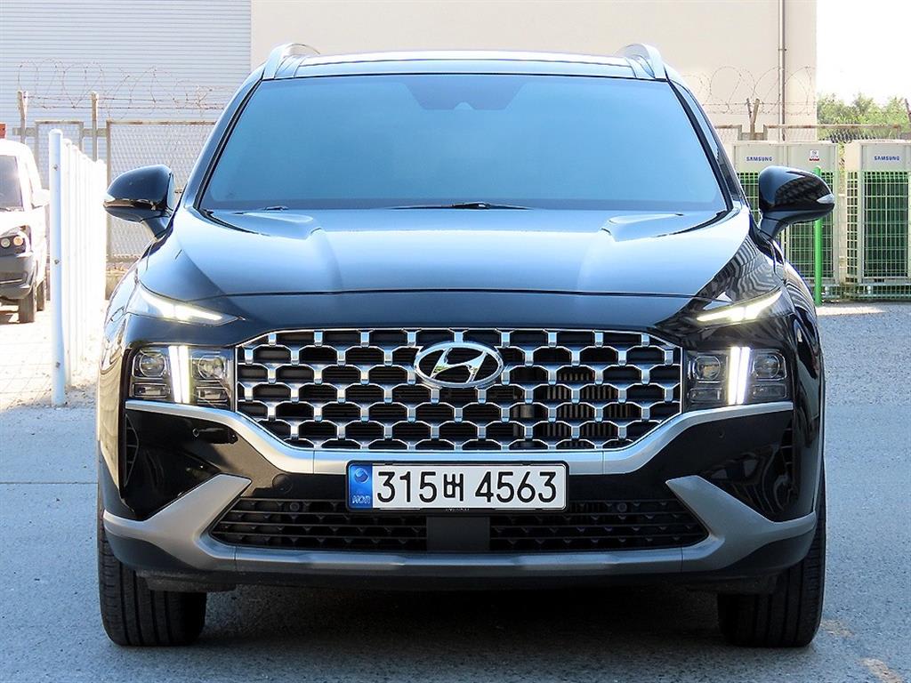 2021 Hyundai Santa Fe Gasoline Negro - Imagen 1