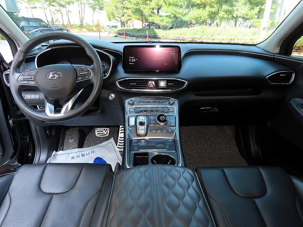 2021 Hyundai Santa Fe Gasoline Negro - Miniatura 7