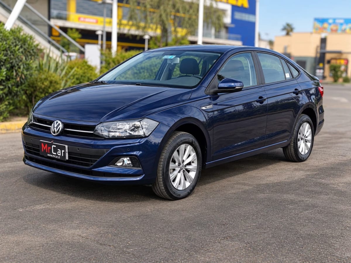 2019 Volkswagen Virtus Comfortline Azul - Miniatura 8