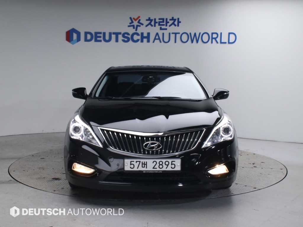2013 Hyundai Grandeur Ref 428399 Gasoline Negro - Miniatura 3