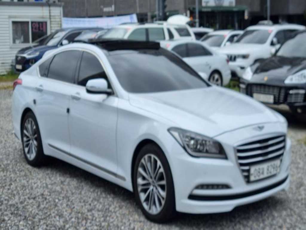 2015 Hyundai Genesis DH Blanco - Miniatura 3