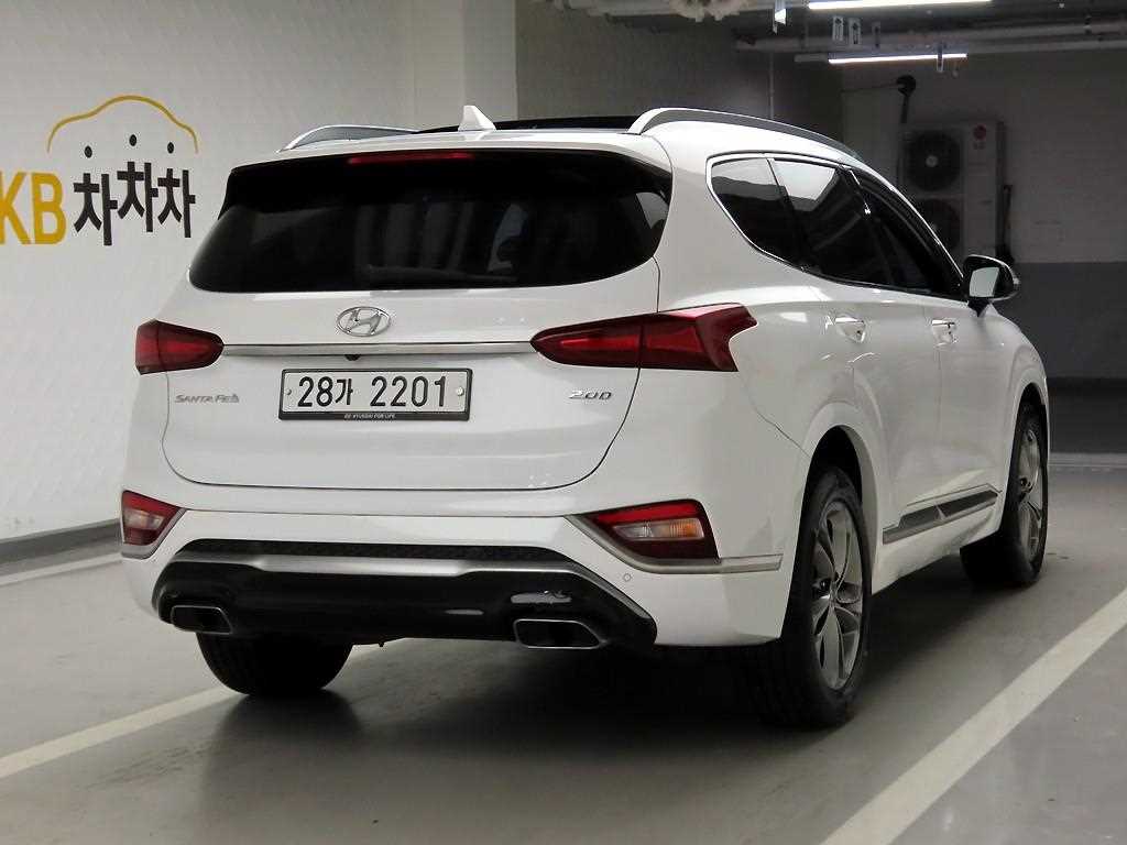 2019 Hyundai Santa Fe TM Blanco - Miniatura 4