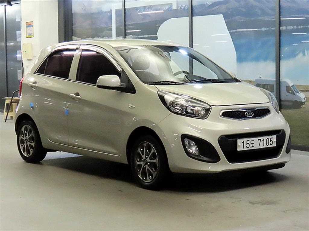 2012 KIA Morning Ref 428621 Gasoline Blanco - Miniatura 2