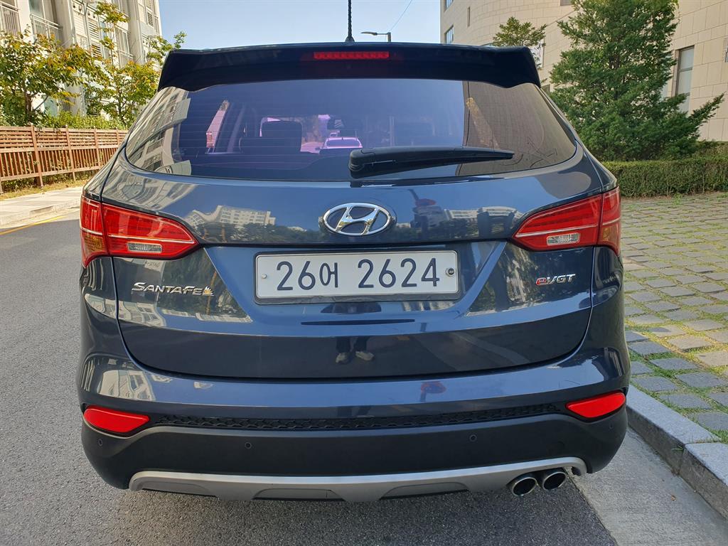 2015 Hyundai Santa Fe DM Azul - Miniatura 2