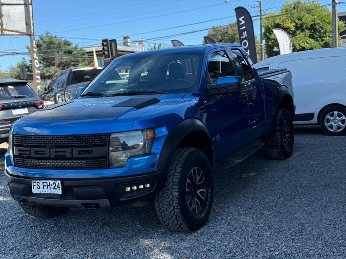 2013 Ford F-150 Raptor cvt Azul - Miniatura 4