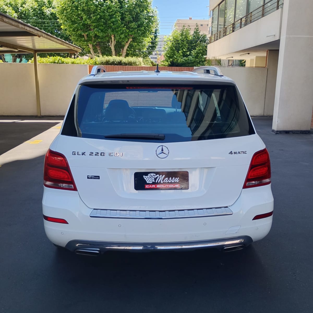 2013 MERCEDES BENZ GLK 220 Blanco - Miniatura 3