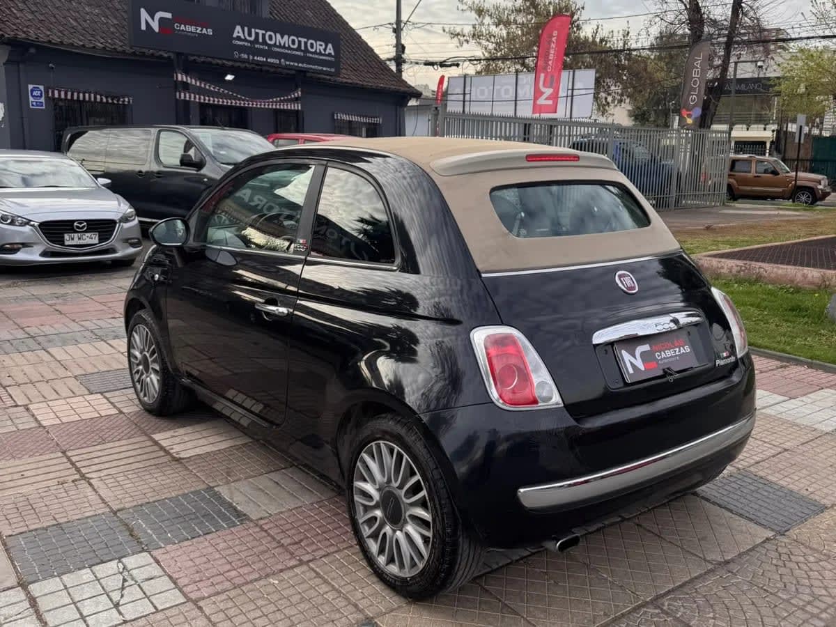 2016 Fiat 500 1.2 Negro - Miniatura 4