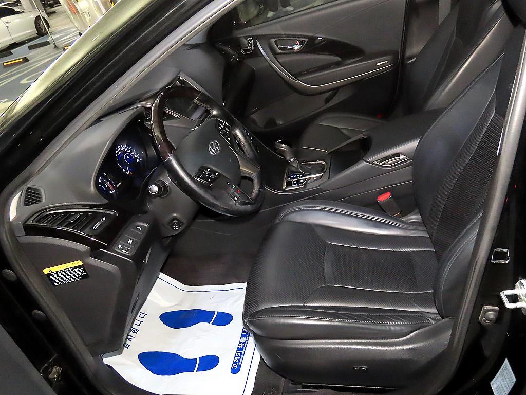 2014 Hyundai Grandeur Gasoline Negro - Miniatura 6