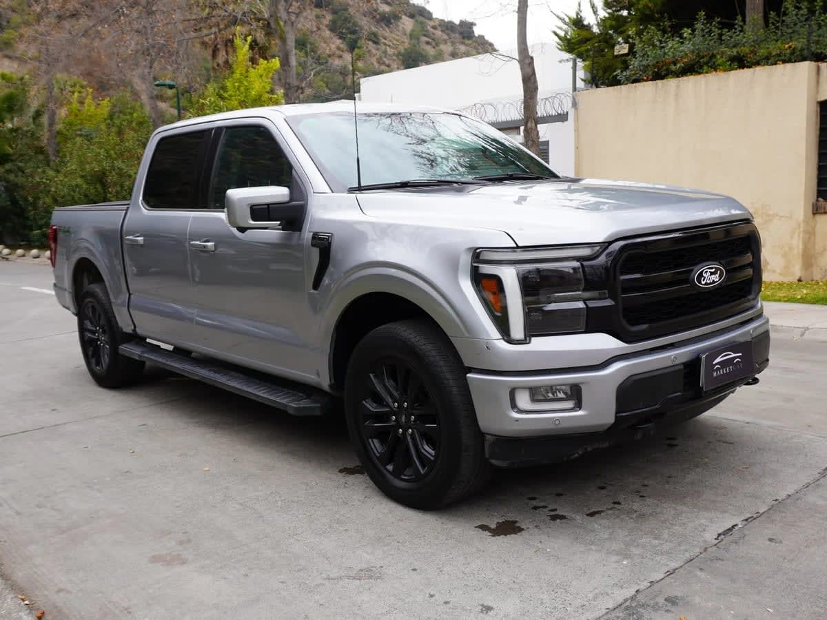 2025 Ford F-150 F 150 LARIAT Plata - Miniatura 3
