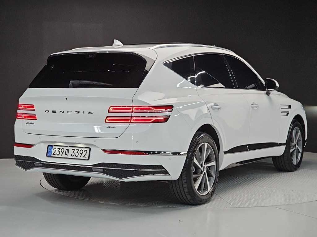 2024 Genesis GV80 Gasoline Blanco - Miniatura 4
