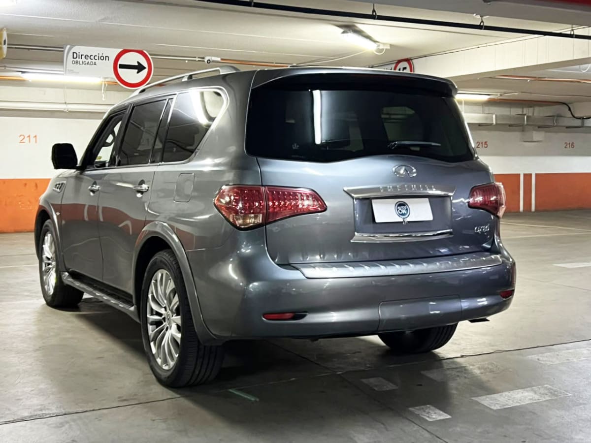 2016 INFINITI Qx80 5.6 Gris - Miniatura 6