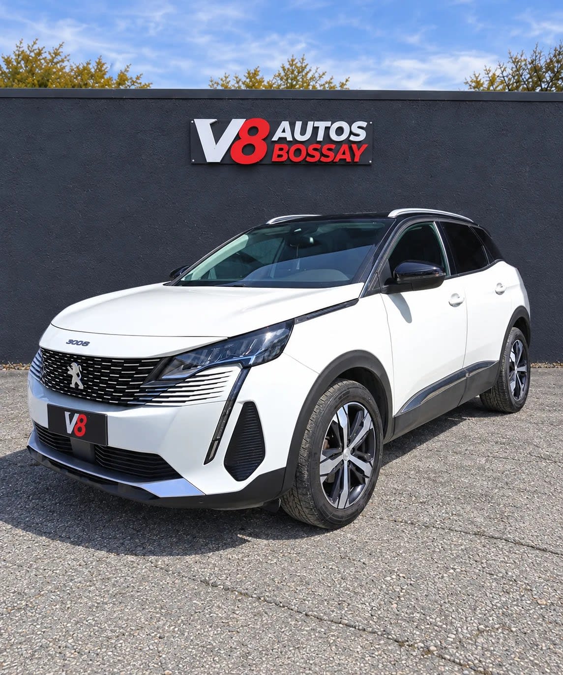 2022 Peugeot 3008 THP 165HP Blanco - Imagen 1
