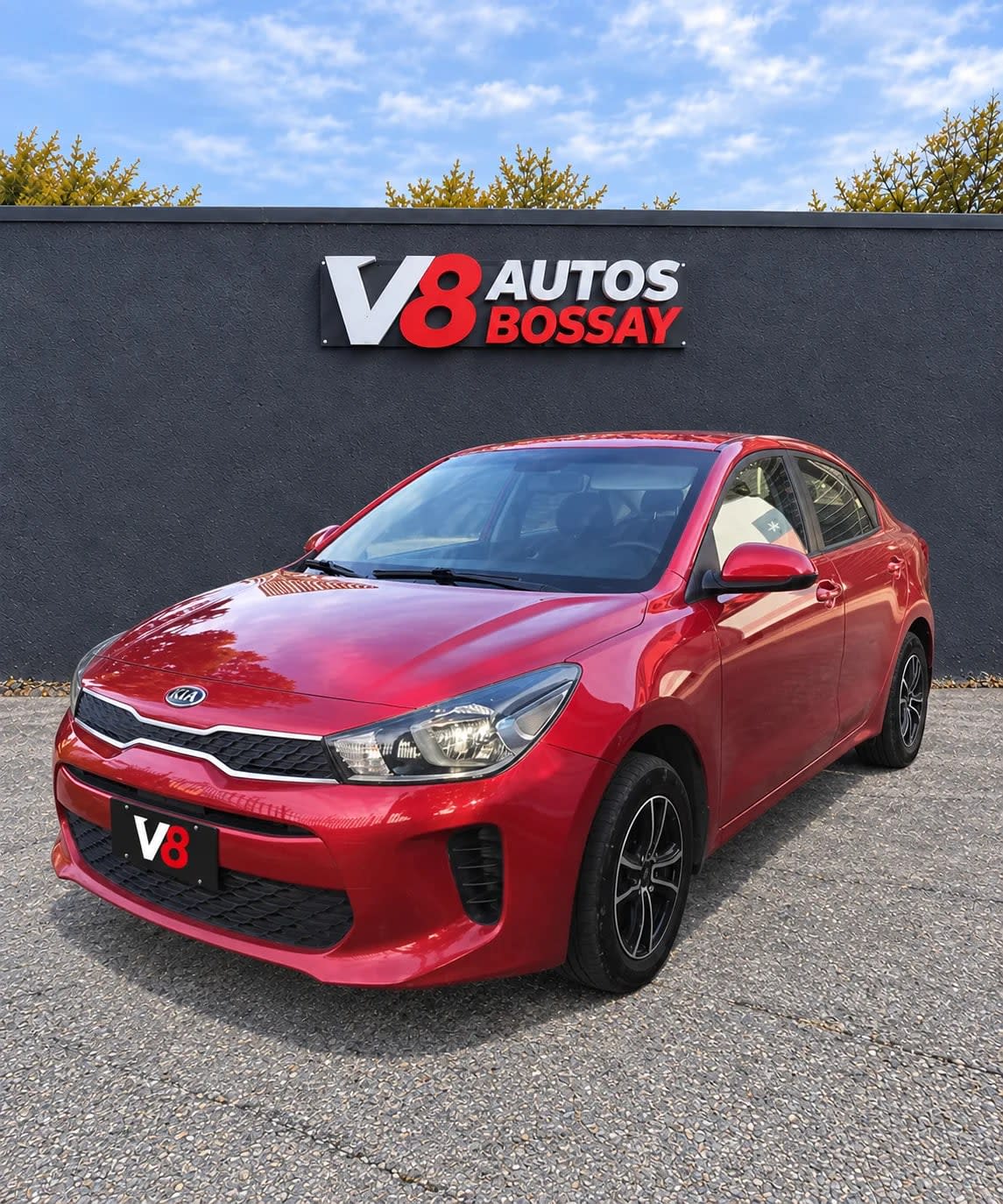 2017 KIA Rio 4 LX Rojo - Imagen 1