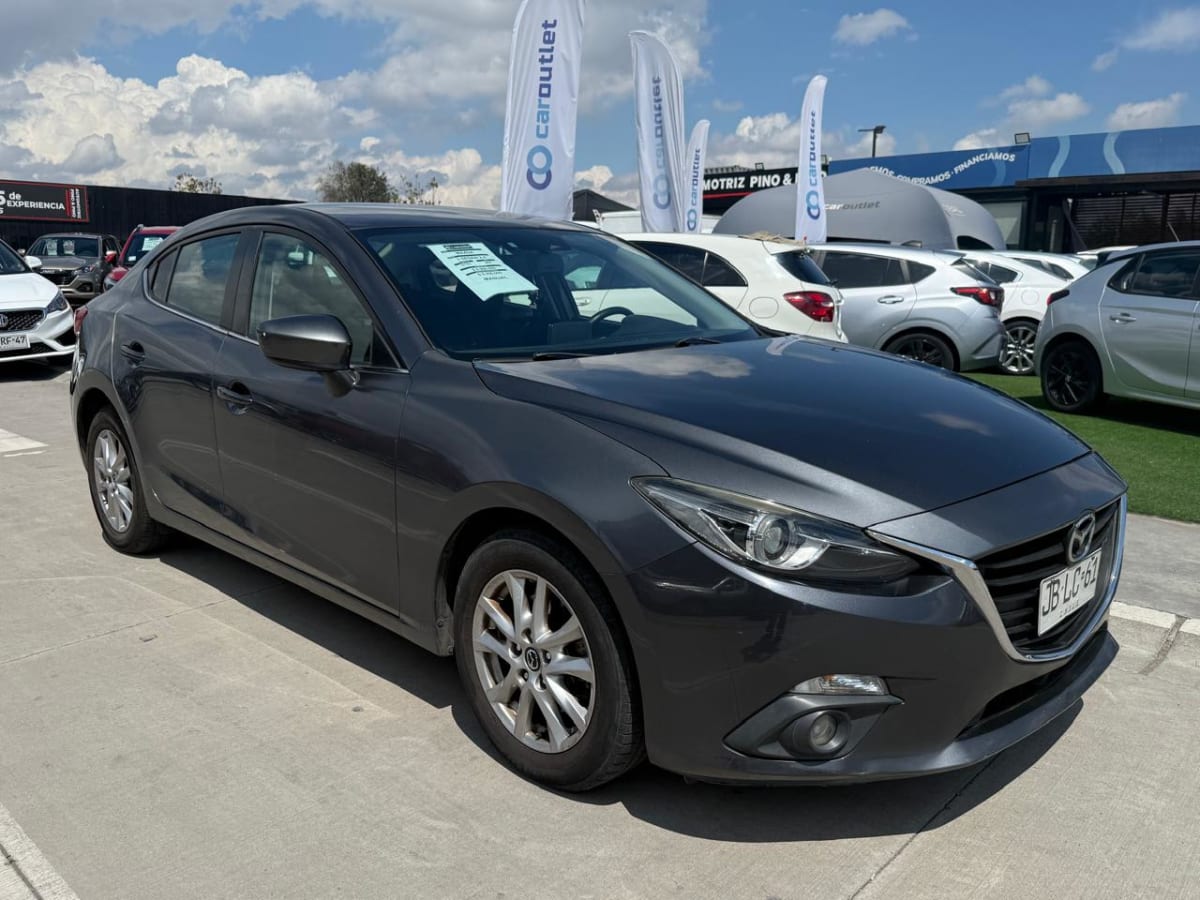 2016 Mazda 3 Sedan 2.0 Gris - Miniatura 7