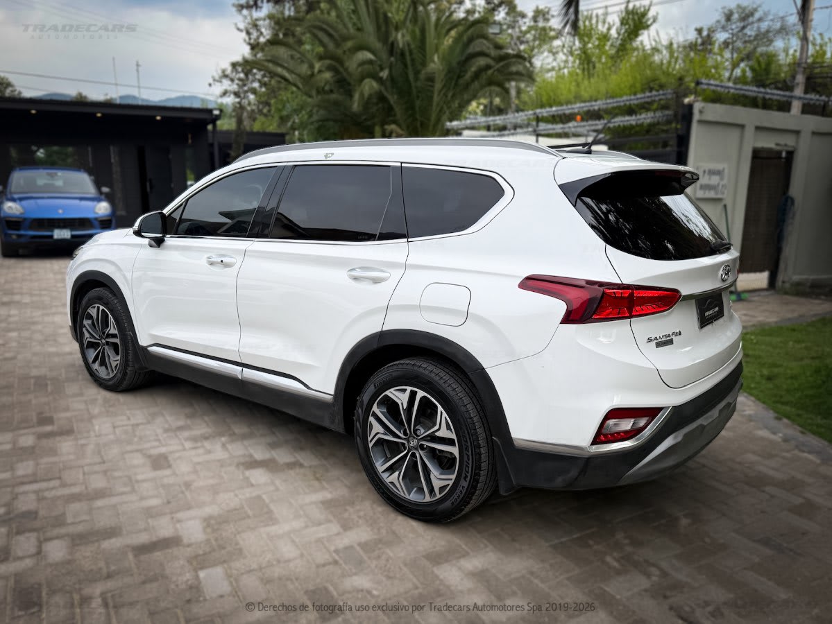 2019 Hyundai SANTA FE TM CRDI 4X4 2.2 AUT Blanco - Miniatura 6