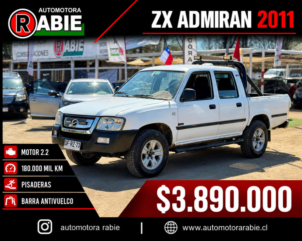 2011 ZX Admiral Blanco - Imagen 1