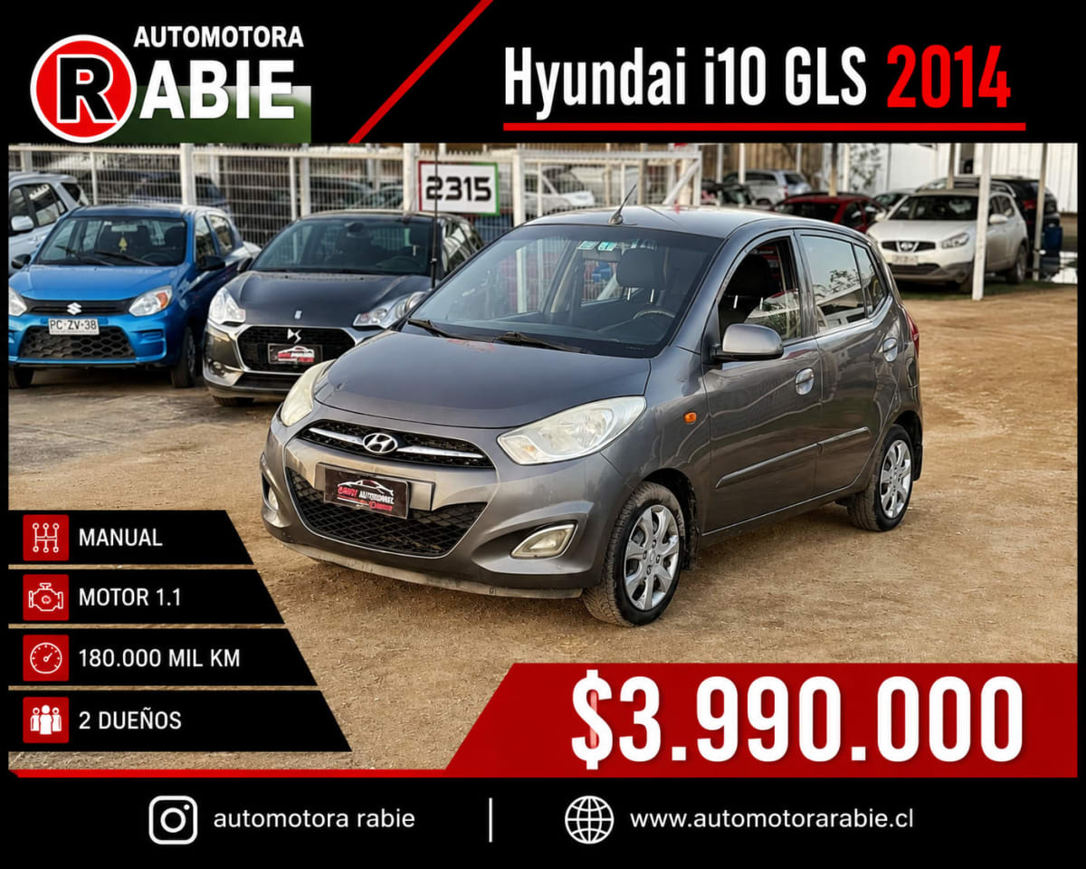 2014 Hyundai I10 Gris - Imagen 1