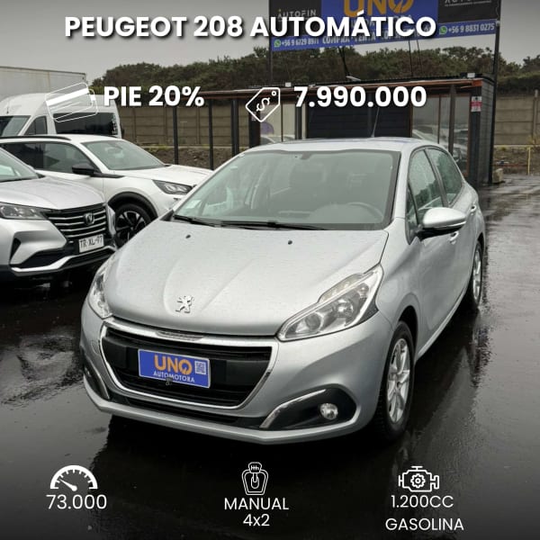 2017 Peugeot 208 1.2 en venta - Los Lagos